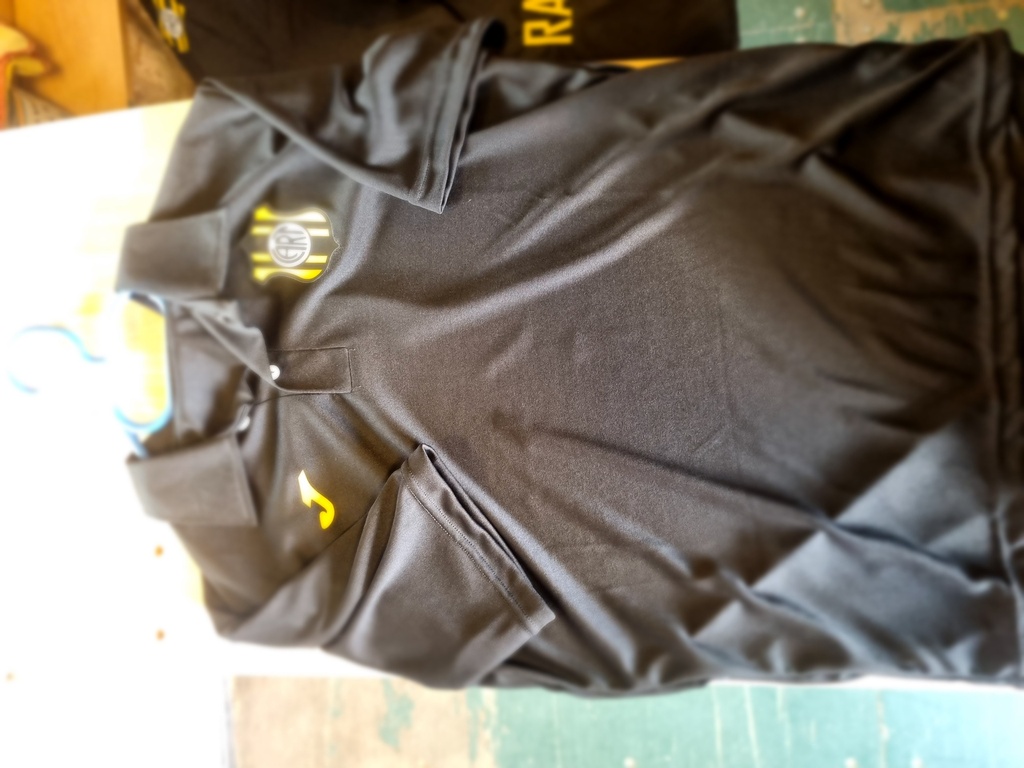 IFK Remera negra cuello Mao - Adultos